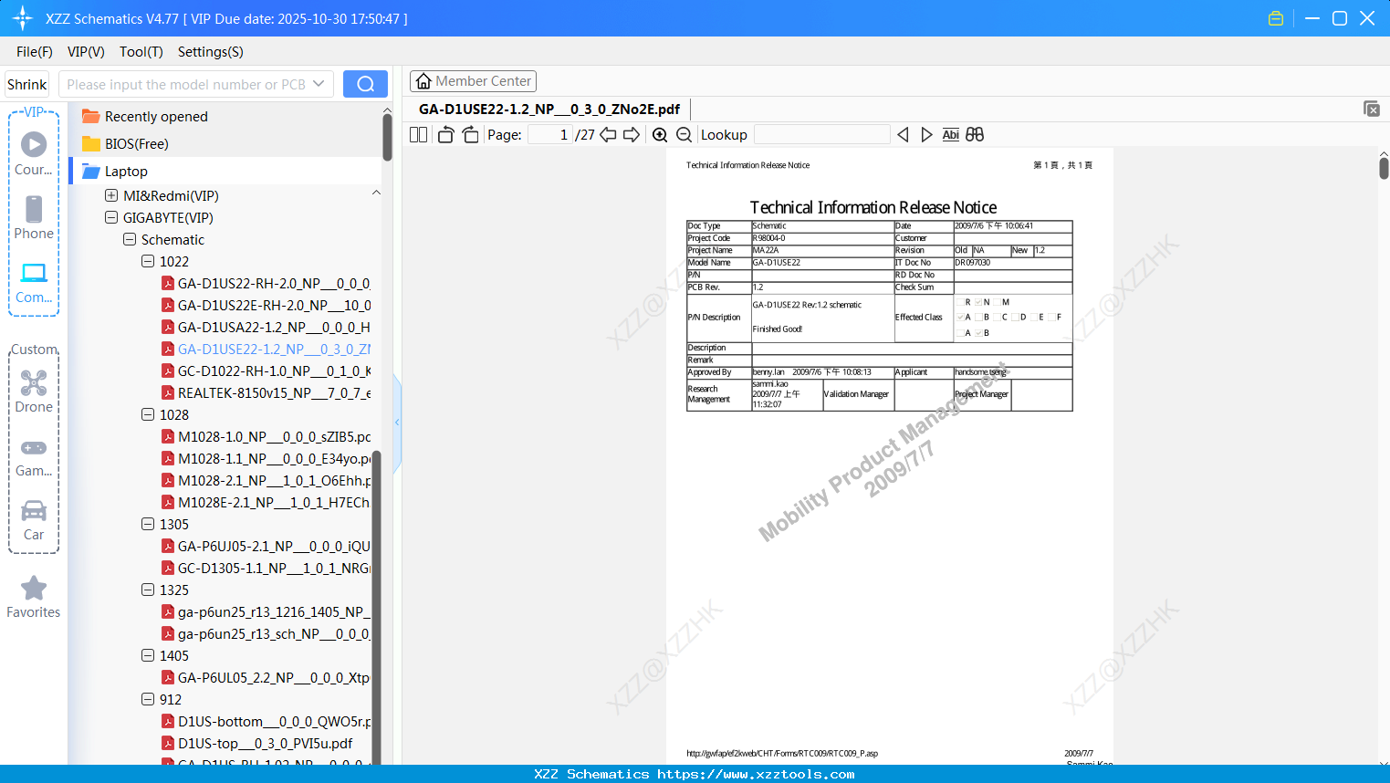 Laptop Gigabyte GA-D1USE22-1.2_NP_0_3_0_ZNo2E